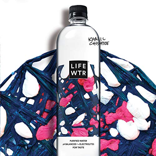 LIFEWTR, Premium Purified Water pH Balanced with Electrolytes For Taste, 1 Liter bottles (6 Pack)