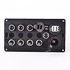 Iztor-LED-Waterproof-12v-24v-4-Gang-Toggle-Switch-Panel-with-5-Breakers-and-power-socket-usb-port-charger-for-Marine-Boat-RV Iztor-LED-Waterproof-12v-24v-4-Gang-Toggle-Switch-Panel-with-5-Breakers-and-power-socket-usb-port-charger-for-Marine-Boat-RV