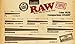 Raw Classic Natural Unrefined 1 1/4 Pre-Rolled Rolling Paper Cones 32 Per Box