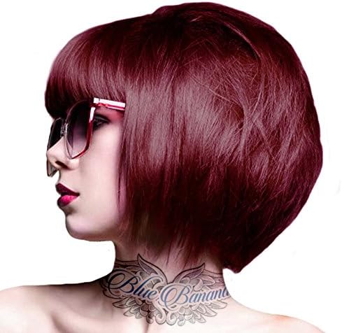 2 x Crazy Color Semi Permanent Hair Colour Dyes by Renbow 100ml Bordeaux 51
