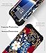 Hocase for Galaxy Note 9 Case, Heavy Duty Shockproof Protection Soft Silicone Rubber+Hard Plastic Bumper Dual Layer Protective Case for Samsung Galaxy Note 9 (SM-N960U) 2018 - Creative Flower
