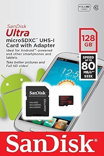 Professional Ultra SanDisk 128GB Verified for DJI Phantom Pro