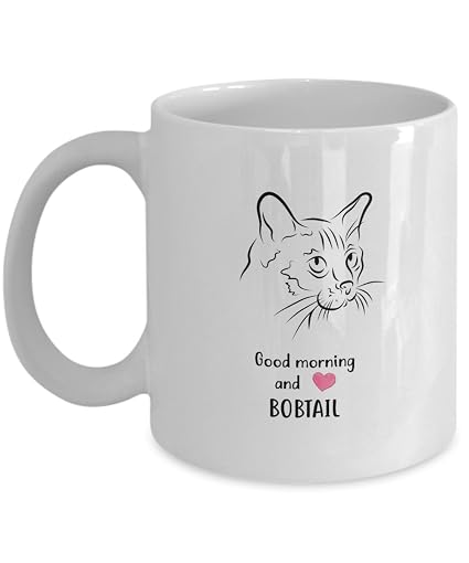 Amazon Com Good Morning And Love Bobtail Coffee Mug Morning