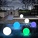 SHYMERY Floating Pool Lights,2019 Upgrade 3.2-inch RGB Color Changing LED Pool Balls with Remote Control, IP65 Waterproof Bath Toys, Perfect for Pool Swimming,Pond Decoration,Pack of 6