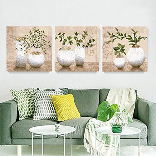 Paint by number digital oil painting Hand-painted oil painting triple pattern for sitting room (type 6)