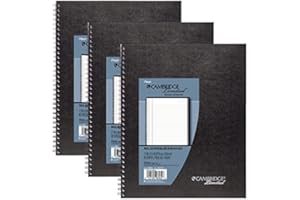 Mead Cambridge Limited Business Notebooks, Legal Ruled, 1 Subject, 3-Pack (73397)
