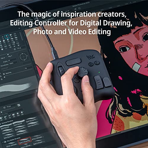 TourBox NEO, Video Editing Controller, Photo Editor Shortcut Keyboard