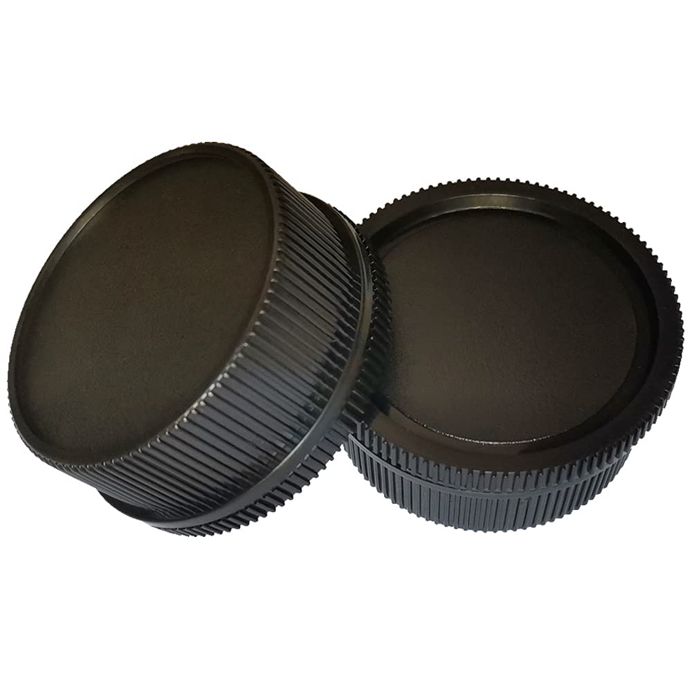 Rear Lens Cap and Front Body Cap for Leica M8 M9 M10 Camera W/M LM Mount Lens (2 Sets)，Fire Rock Camera Accessories Lens Cap for M10