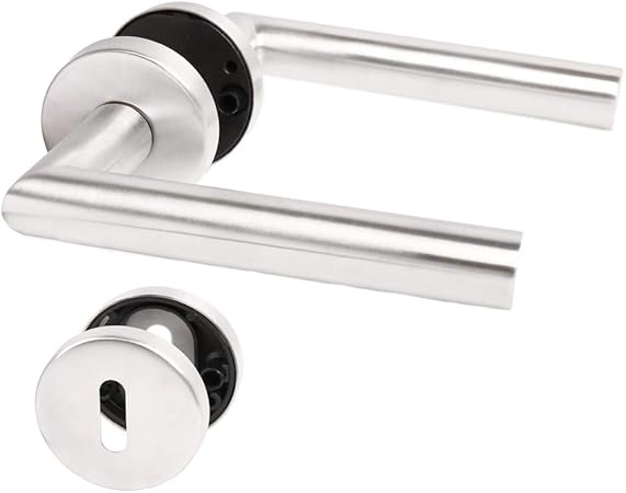 MS herrajes para Puerta Jack de Acero Inoxidable Cepillado Mate Modelo