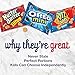 Nabisco Snack Pack Variety Mini Cookies Mix with Oreo Mini, Mini Chips Ahoy & Nutter Butter Bites, 12 Count Box