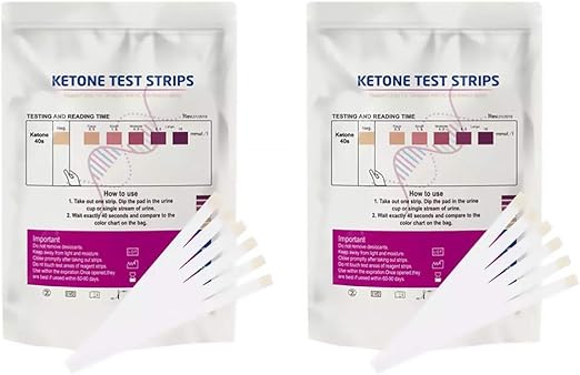 EXCEART Tiras de Teste de Cetonas Dieta Cetogênica E Medição Cetogênica. Perder Peso 2 Unidades / 200 Unidades