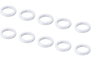 Pack of 10pcs Bike Chainwheel Screw Chainring Washer Gasket Bicycle Dual to Single Chain Wrench Spacer 2mm Thick