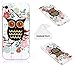 iPhone 7 Case, Owl Printed Design TPU Case Cover Skin Protective For Apple iPhone 7 4.7 inch With A Free Cleaning Cloth As a Gift