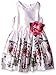 Pippa & Julie Girls' Tank Dress with Border Print