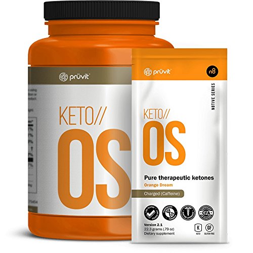 KETO//OS Orange Dream 2.1 CHARGED, BHB Ketogenic Supplement - Beta Hydroxybutyrates Exogenous Ketones for Fat Loss, Workout Energy Boost and Weight Management through Fast Ketosis, 669g, 30 Servings