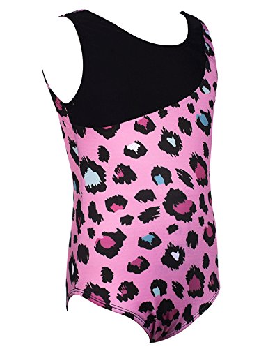 Wah Na Toddler Girls Pink One Piece Gymnastics Unitard For 6x