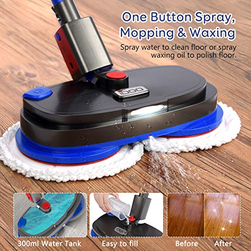 Cordless Electric Spin Mop, Spray Mops for Floor Cleaning with Builtin