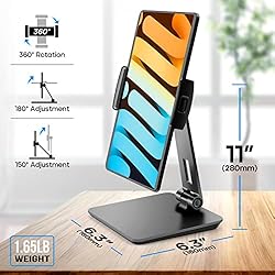 ROADOM Tablet Stand, Adjustable 360° Swivel