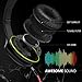 VanSaTa Wireless Headphones Over Ear Bluetooth Headphones Hi-Fi Stereo Wireless Headset Foldable with Mic, Soft Memory Earmuffs,Wired Mode for PC/Cell Phones/TV Black