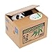 LEMONBEST Cute Itazura Stealing Coin Bank Cents Penny Buck Saving Money Box Pot Case Piggy Bank Panda