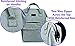 Mini Me Diaper Bag Backpack in Grey