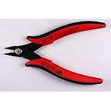 Hakko CHP-170 Micro Soft Wire Cutter, 1.5mm Stand-off, Flush Cut, 2.5mm Hardened Carbon Steel Construction, 21-Degree Angled Jaw, 8mm Jaw Length, 16 Gauge Maximum Cutting Capacity (3-Pack)