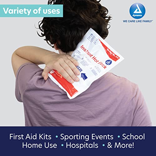 Dynarex Instant Hot Packs, SingleUse Heat Packs for Immediate Relief