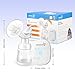 Electric Single Breast Pump, Automatic Breast Pump for Travel by Momcozy - Smart, Powerful & Portable w/16 Levels, Touch Screen, Super-Quiet (Single Pump)