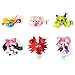 Hair Bows, 15PCS Animal Pattern Hair Clips, Boutique Handmade Grosgrain Ribbon No Slip Grip Metal Barrette for Girls Babies Children Hair Accessories, Unique Cute Hairpins