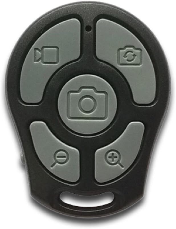 RockFoxOutlet 5-in-1 Universal Wireless Selfie Remote Shutter Self-Timer Remote Controller, Zoomable Focus Selfie Shutter Kit for iOS and Android Cellphone.