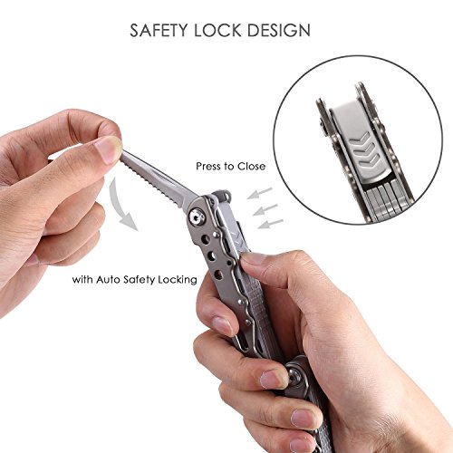 Multi Tool Plier,Greentest 11 in 1 Multitool with Knife Screwdriver and Nylon Sheath