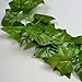 RURALITY 8 Ft Artificial Silk Greenery Chain Ivy Wedding Garland ,Sweet Potato Leaf Pack of 2
