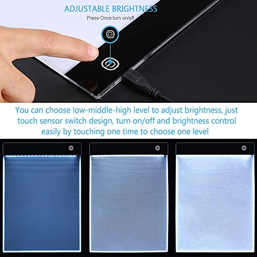 2 Caydo+Pieces+Weeding+Adjustable+Brightpad