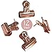 Decorative Push Pins with Clips | Rose Gold Thumb Tacks for Cork Boards, Bulletin Boards and Cubicle Walls |