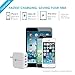 Wanshine 31W 6.2A Universal 4-Port USB Travel Wall Charger with Hidden LED Indicator Light - White