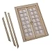 1/12 Dollhouse Miniature Exterior Door 28 Panel