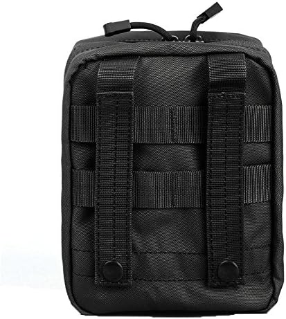 Tactical MOLLE Pouch, Water Resistant EDC Pouch by MiliTactical | Veteran Owned (Black)