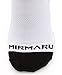 MIRMARU 401L High Performance 6 Pairs Low Cut Athletic Running Cushion Socks (3W/Black,3W/Grey)