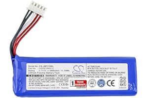 XSPLENDOR CS 3000mAh Replacement Battery for JBL Flip 4, Flip 4 Special Edition PN JBL GSP872693 01