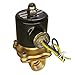 HFS(R) Electric Solenoid Valve Copper Normally Closed for Water Air Gas (110V AC 1IN NPT)