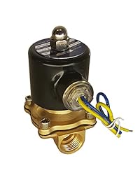 HFS válvula solenoide eléctrica 110 vatios Ac o 12 vatios Dc para agua, aire, gas, combustibles N/c - 1/4, 1/2, 3/4 pulgadas, 1 pulgada NPT disponible, SLV-110-03