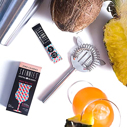 RSVP Skinnies Maui Mai Tai Zero Sugar Mixers for Cocktails or