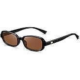Colrea Rectangle Sunglasses Womens Trendy Retro 90s Small Square Sun Glasses UV400 Protection Shades CL005