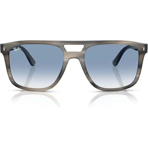 Amazon.com: Ray-Ban RB4334D Sunglasses, Black/Clear Gradient Light