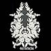 Lace Fabric Cotton Embroidered Applique DIY High-end Wedding Dress Accessories Handmade (Color B)