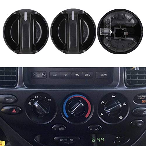 AC Climate Control Knob Set of 3 VCCA Air Conditioner Heater