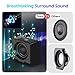 VicTsing Mini Projector with HiFi Steoro Sound, 3500 Lux (50% Brighter). 1080P Supported Video Projector with Customsized Bag. Compatible with TV Stick, Laptop, 2019 Upgradedthumb 2
