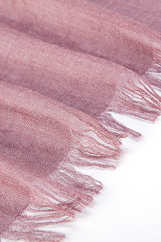 Premium Women Extreme Soft Scarf Wrap Shawl For Any Season, Super Size, Rich Color Choice ( Mauve )