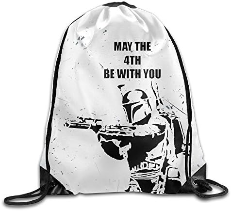 May The Fourth Be With You Belt Sports Backpack,Fashion Trend, Polyester Sports Bag,Net Red Part,Men's Handbag,Ladies,Teenager,Adult,Outdoor Work,Office,Lunch Box