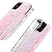 iPhone 8 Case, Caka iPhone 8 Glitter Case Luxury Fashion Bling Flowing Liquid Floating Sparkle Glitter Hard Case for iPhone 7/8 (4.7 inch) - (Pink)
